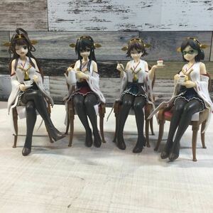 艦これ フィギュア 箱無し 金剛型四姉妹セットSQプライズ 金剛 比叡 霧島 榛名 USED品