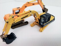 シンセイ　SHINSEI　ミニカー5点まとめて　KOMATSU　パワーショベル　ブルドーザー　ショベルカー等　建設車両　コマツ　当時物　現状品_画像9