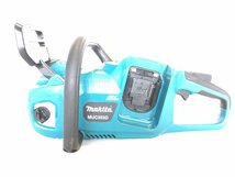 美品 makita マキタ MUC353D 充電式チェーンソー チェンソー 切断機 350mm 18V×2 36V 電動工具 コードレス_画像3