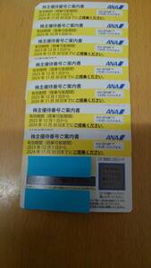 ANA株主優待券　7枚　2024年11月30日まで搭乗期限　送料無料