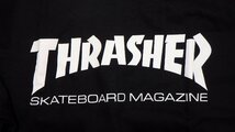 F588-51370 THRASHER スラッシャー メンズ Tシャツ ブラック US/L JP/XL 半袖 プリント ロゴ_画像3