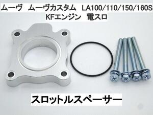 15ｍｍ厚 ムーヴ ムーヴカスタム LA100S LA110S LA150S LA160S (電スロ) ダイハツ スロットルスペーサー 日本製