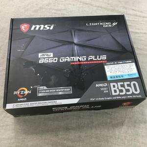 現状品 MSI マザーボード MPG B550 GAMING PLUS ATX [AMD B550 チップセット搭載] Ryzen 5000 シリーズプロセッサー MB5873