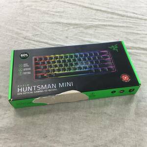 ジャンク品 Razer Huntsman Mini 小型 ゲーミングキーボード - Linear Optical Switch 英語 US配列 60%レイアウト RZ03-03390200-R3M1