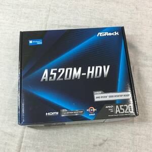 現状品 ASRock AMD Ryzen 3000/4000シリーズ(Soket AM4)対応 A520チップセット搭載 Micro ATX マザーボード A520M-HDV 