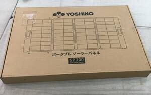 未使用 YOSHINO ソーラーパネル 200W SP200 SolarPanel ポータブル電源 充電対応 小型 折りたたみ式 ソーラーチャージャー ETFE