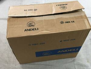 現状品 ANDELI 半自動溶接機 120AノンガスMIG/アーク溶接/lift TIG 100V/200V兼用 インバーター直流溶接機 MIG溶接 半自動 MIG-250