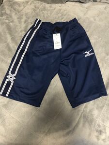 新品タグ付き　MIZUNO ミズノ　トレーニングハーフパンツ　ネイビー　Mサイズ