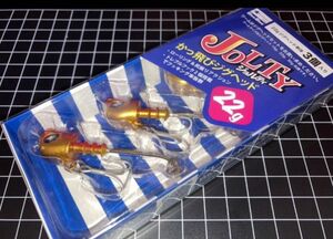 ブルーブルー ジョルティ ジグヘッド 単体 22g アカキン ３個入り 応募券あり　BlueBlue JOLTY シーバスルアー