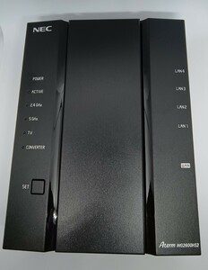 NEC Aterm Wi-Fiルーター WG2600HS2 5G/2.4GHz 1733M/800Mbps