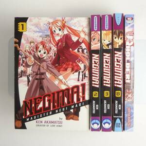 【英語】5冊セット★魔法先生ネギま! 、UQ HOLDER！ ユーキューホルダー★赤松健★Negima★Ken Akamatsu★Manga 漫画 洋書［A］