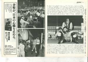 週刊フォーカス　1994年　6月1日号　貴ノ花　長嶋茂雄　屋台村プロレス　