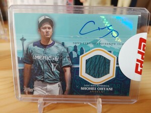 大谷翔平 直筆サインカード オールスター topps all star relic auto patch 実使用ジャージ エンゼルス ドジャース MLB WBC /25