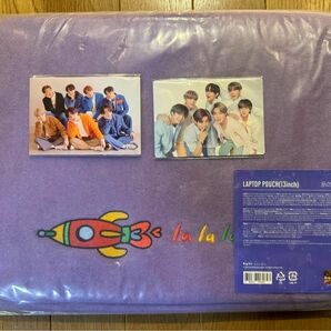 【未使用】BTS DNA Laptop Pouch 13inch + トレカ　4枚