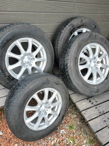 DUNLOP WINTER MAXX スタッドレス 215/70R16 4本 デリカ ホイール ウィンターマックス