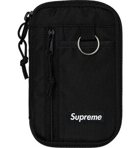 新品 黒 Small Zip Pouch Supreme 19FW タグ付き 国内正規品 Wallet Box Logo Black カード入れ ポーチ19AW CORDURA