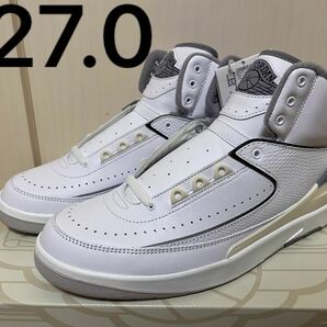 Nike Air Jordan 2 ホワイト セメントグレー 27.0㎝