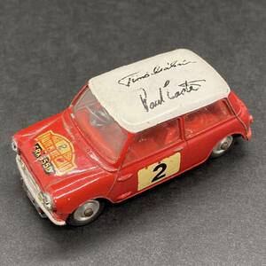 【英国製】輸入アンティーク ミニクーパーS モンテカルロラリー コーギー 箱無し CORGI TOYS 321 Mini Cooper S Monte Carlo Rally