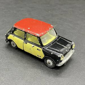 【英国製】輸入アンティーク ミニクーパー コーギー 箱無し CORGI TOYS 249 Mini-Cooper De Luxe WICKERWORK 