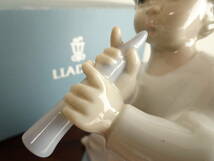 LLADRO リヤドロ「Angel flautista」可愛いフルート　天使　エンジェル　磁器人形（フィギュリン）元箱付 　MADE IN SPAIN_画像7