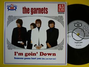 EP◆the garnets/I'm goin' Down◆ザ・ガーネッツ:Rickey Watt,関西モッズ,委託盤,自主制作盤,自主製作盤,自主盤,レコード7インチ アナログ