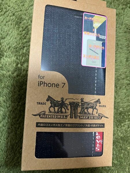 新品iPhone7 iPhone8 SE2 SE3リーバイス　ケースブックカバー