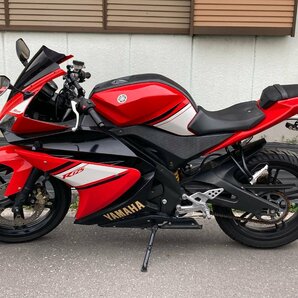 埼玉県発 ヤマハ YZF-R125 動画有 社外マフラー LEDウインカー フェンダーレス 1CKエンジン レースベース車  検索）YZF-R125 CBRの画像3