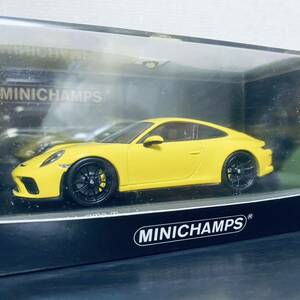 1/43 ミニチャンプス ポルシェ 911 (991.2) GT3 ツーリングパッケージ イエロー 991 後期 touring package