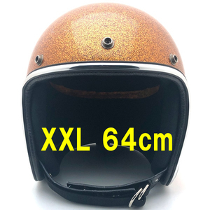  бесплатная доставка ARTHUR FULMER AF20 GOLD METALFLAKE 64cm/ Arthur полный ma- золотой Gold винтажный шлем w ремешок xxl размер 70s Harley 