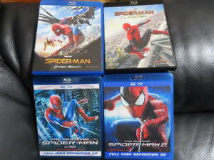 スパイダーマン　4本セット　Blu-ray　送料無料