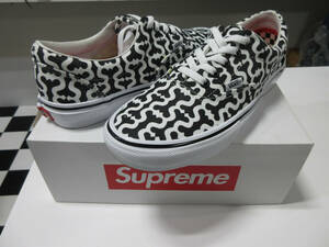 1000円スタート 美品 シュプリーム Supreme Vans Monogram S Logo Skate ERA バンズ モノグラム S ロゴ スケート エラ 黒27㎝