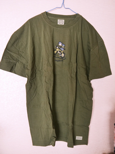 Life is good T-shirt size:XL olive [ unused goods ]