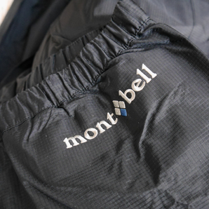 Montbell モンベル GORE-TEX レインパンツ ブラック size:XL-Lの画像2