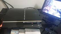 PS3 初期型本体CECHA00 PS1&PS2&PS3ソフト起動化 HDD320GB換装 動作確認済み_画像1