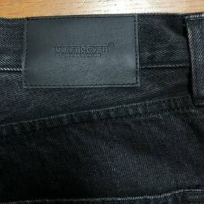 UNDERCOVER denim pants アンダーカバー ハンドビーズ加工 デニムパンツ 2023AW 未使用に近いの画像6