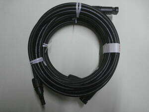 * sun light solar cable *PV3.5SQ cable black 5m extension cable MC-4 type connector attaching * not yet electrification ②