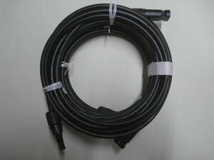 * солнце свет солнечный кабель *HCV3.5mm2 кабель чёрный 5m удлинение кабель MC-4 type коннектор имеется * не электризация ④