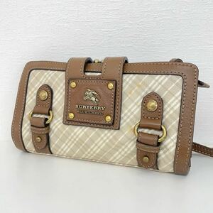 BURBERRY バーバリー ミニバッグ 財布バッグ 財布ショルダー 茶色 Z027