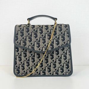 【美品】Dior ディオール ショルダーバッグ 2way 肩がけバック 肩がけ ブラック 黒色 Z060