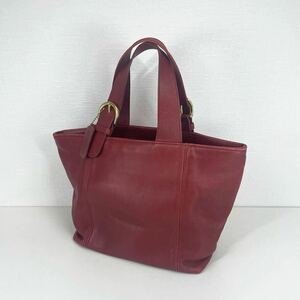 COACH Coach Old Coach handbag tote bag red color red Z091