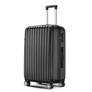 スーツケース キャリーケース キャリーバッグ 軽量キャリーケース TSAロック 機内持ち込み 不可　ブラック　Lサイズ　5-7泊