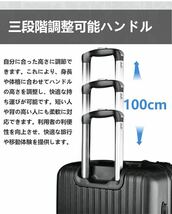 Sサイズ　機内持ち込み可　スーツケース キャリーバッグ キャリーケース 軽量キャリーケース TSAロック_画像3