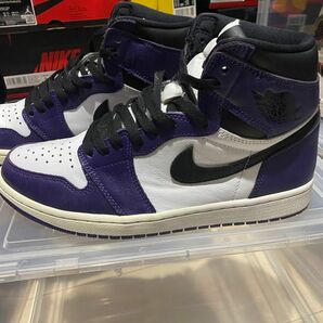 Nike Air Jordan 1 Retro High OG "Court Purple White/Black" 27センチ