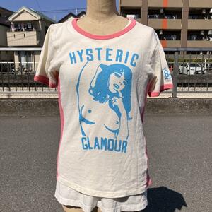 HYSTERIC GLAMOUR　ヒスガール　リンガー　Tシャツ