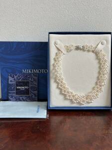 美品 ミキモト MIKIMOTO パールネックレス K18 真珠 ③