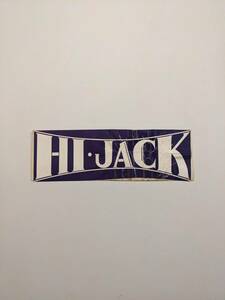  hot-rodder sticker at that time Kanagawa (?) high Jack Junk 7.2cm X 22.3cm