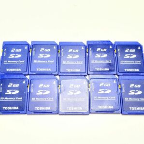 SDカード 2GB 10枚 TOSHIBA 