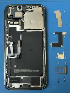 * Apple iPhone 13 Pro back panel + rom and rear (before and after) camera + speaker + battery 91% * green * superior article *