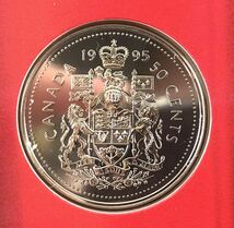 【SR235】OH CANADA! オーカナダ 1995年 カナダドル CANADADOLLAR コインセット 記念コイン メダル アンティーク レトロ 雑貨_画像8