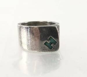 [SM969]HERMES Hermes сладости H Logo 52 925 серебряный Vintage кольцо кольцо sterling серебряный аксессуары примерно 11.0g 12 номер 